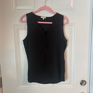Maurices Black Button-Front Blouse